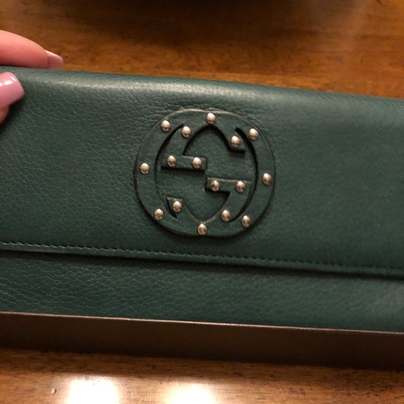 Gucci Handbags - Gucci Women’s Green Wallet